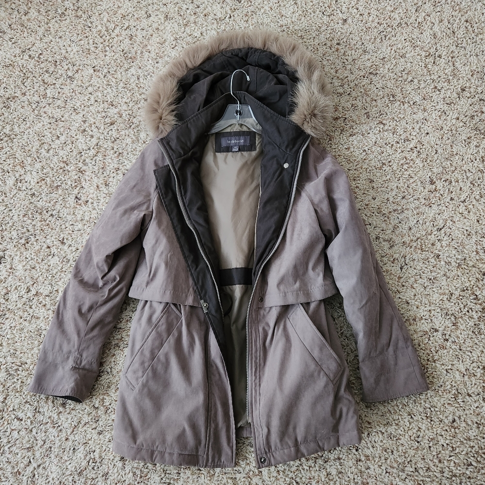 💙FINAL PRICE!!💙 LIZ Claiborne, XS, Womens Winter Coat, Color Taupe - Picture 8 of 10